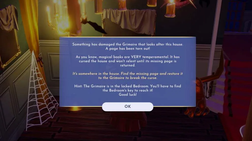 disney dreamlight valley missing grimoire page fixed in patch
