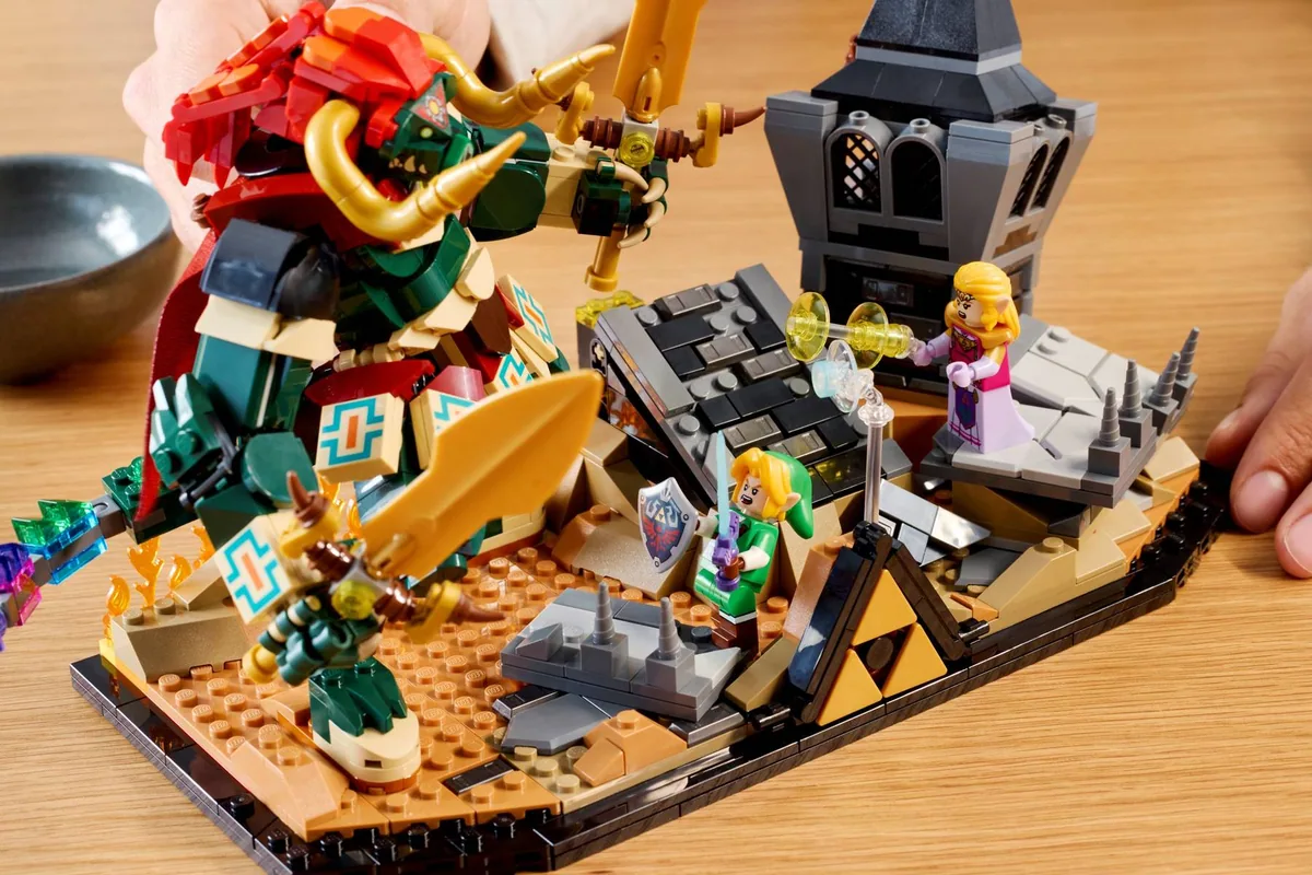 lego zelda sets include hyrule castle and temple