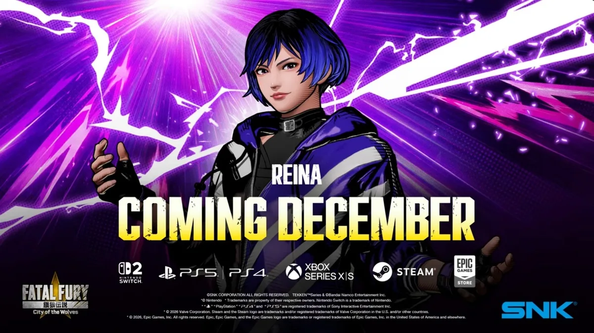 Fatal Fury adds Tekken character Reina as December DLC